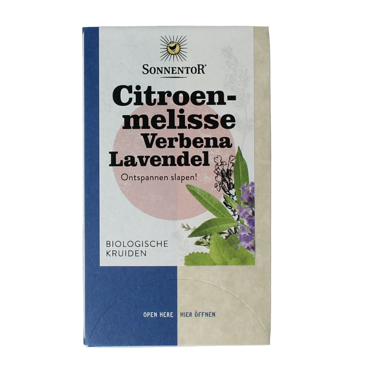 Sonnentor Citroenmelisse – verbena – lavendel bio 18.00 Zakjes