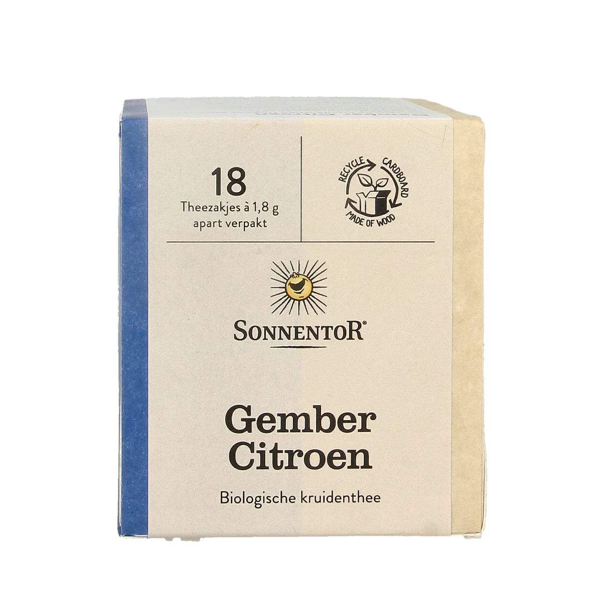 Sonnentor Gember citroen thee bio 18.00 Zakjes