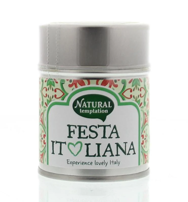 Natural Temptation Fiesta Italiana kruidenmix bio 30.00 Gram