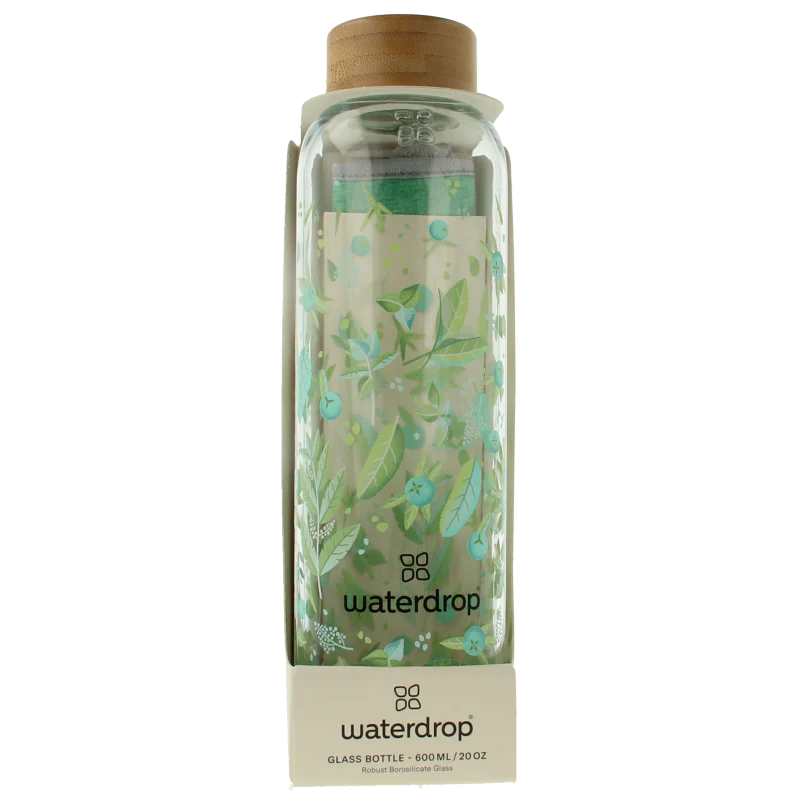Waterdrop  Glazen drinkfles edition clean 600ml 1 Stuks