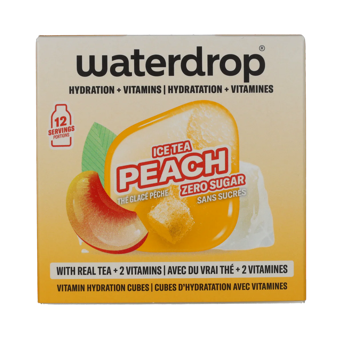 Waterdrop  Microdrink ice tea peach bruistabletten 12.00 Stuks