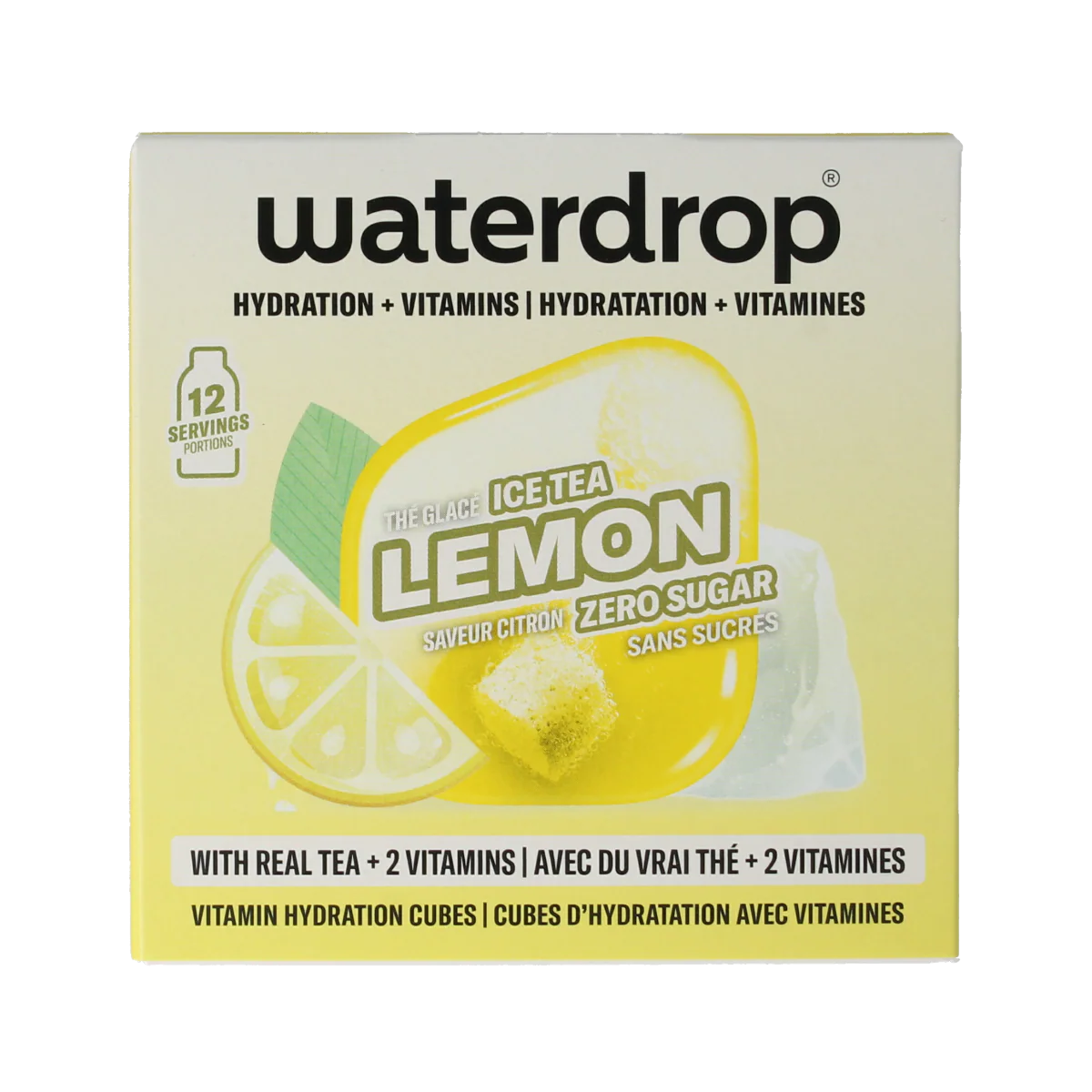 Waterdrop  Microdrink ice tea lemon bruistabletten 12.00 Stuks