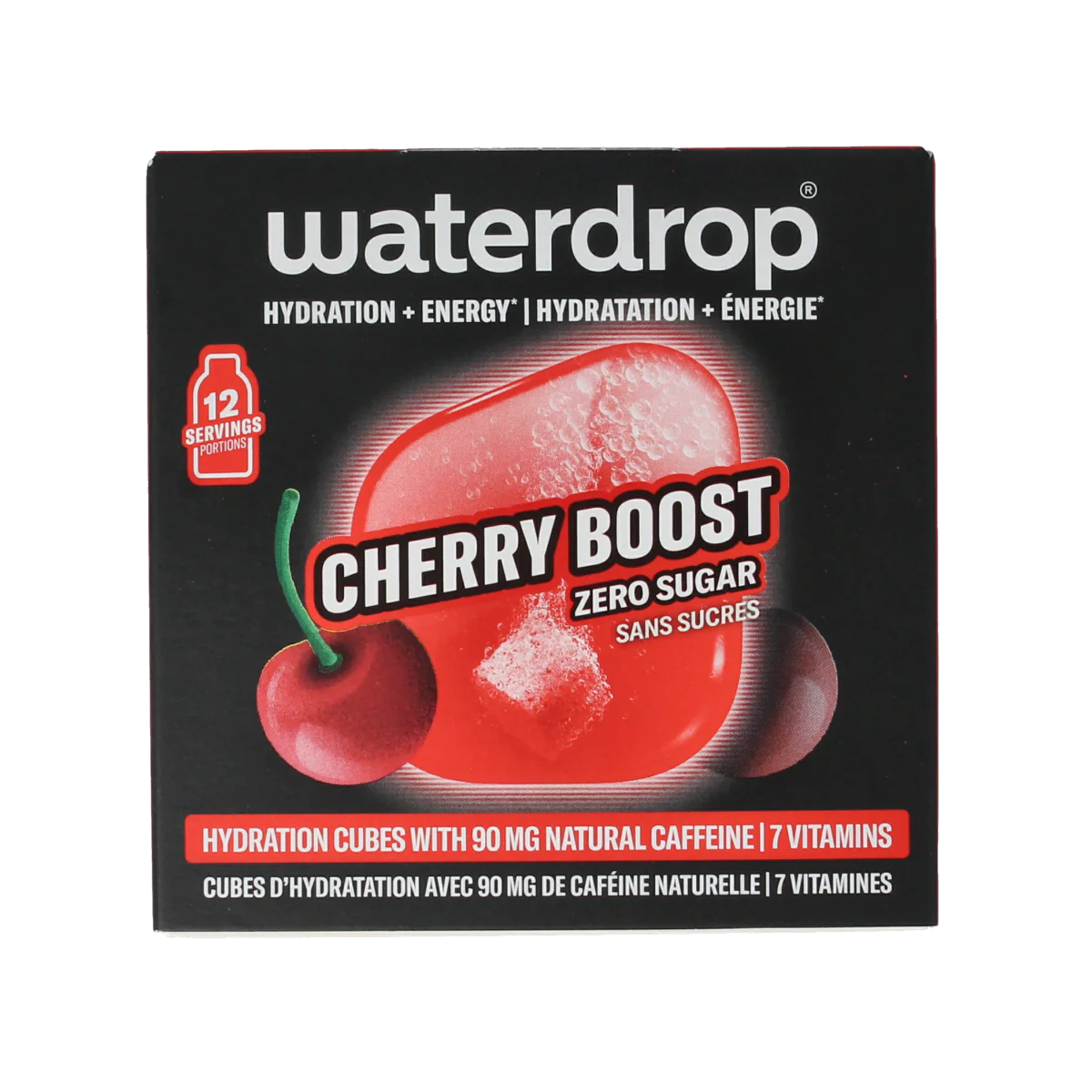 Waterdrop  Microenergy cherry boost 12.00 Stuks