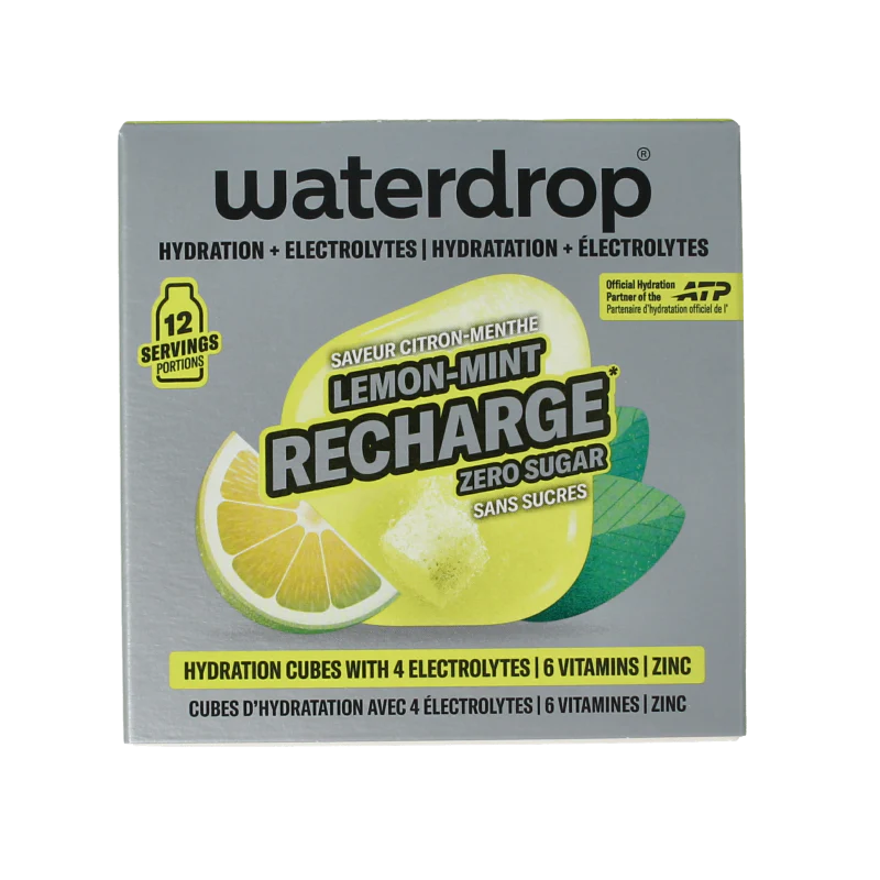 Waterdrop  Microlyte lemon mint 12 Stuks