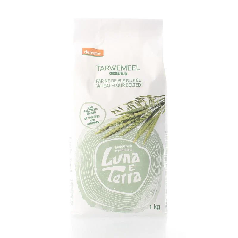 Luna E Terra Tarwemeel gebuild demeter bio 1.00 Kilogram