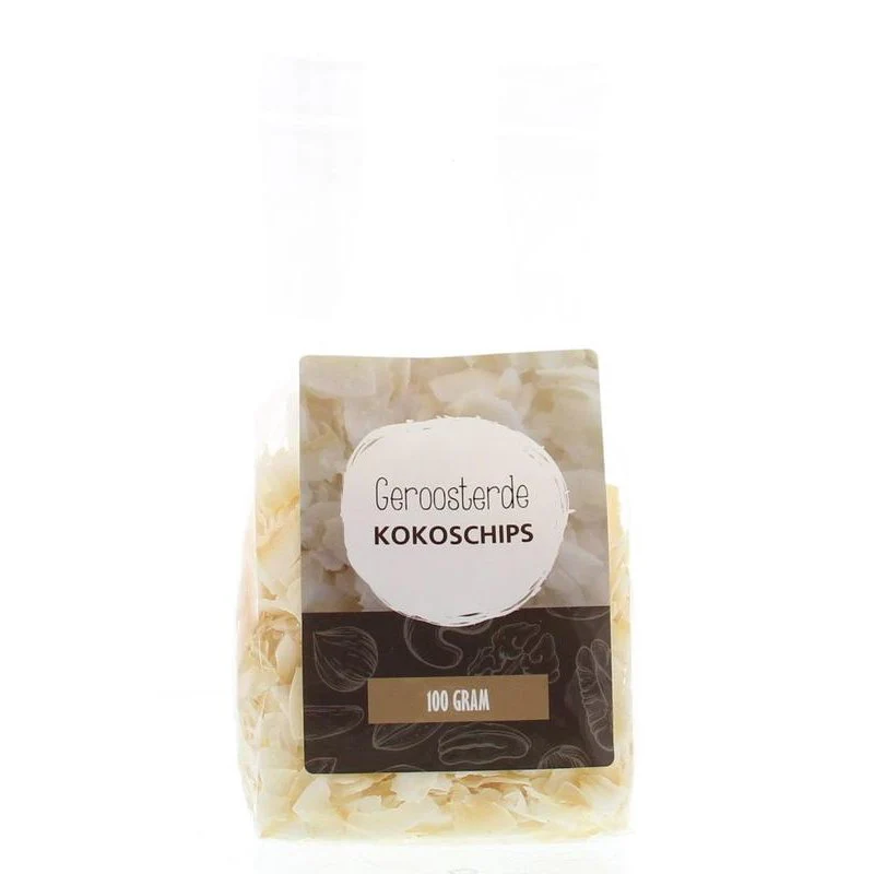 MijnNatuurwinkel Kokos chips geroosterd 100 Gram