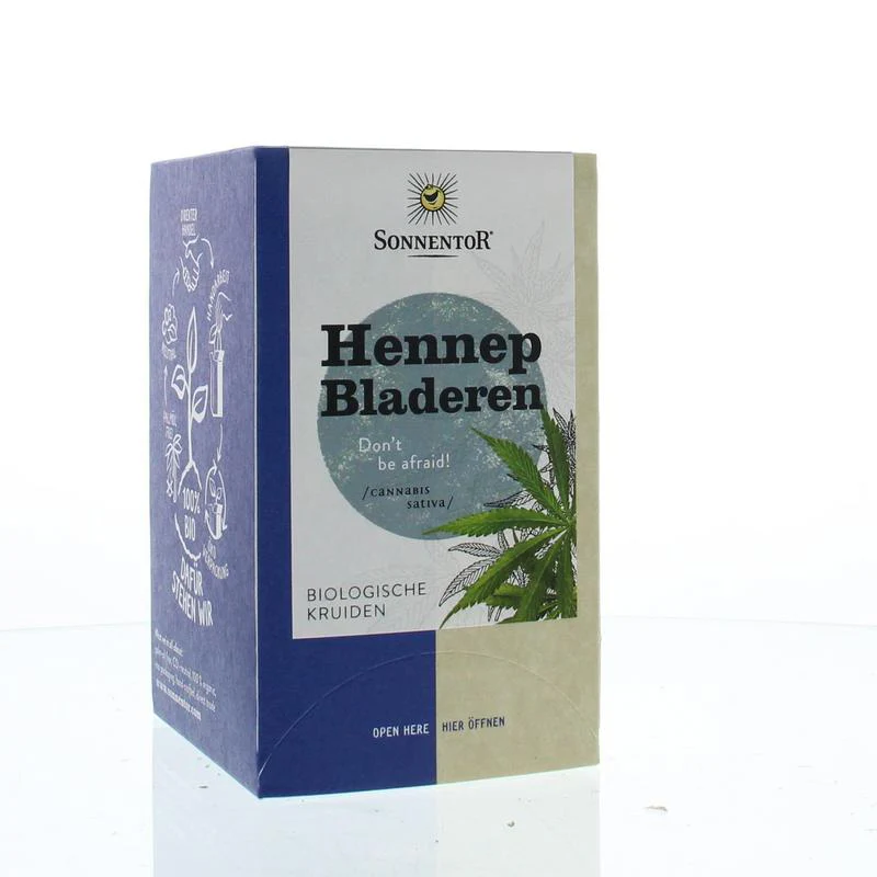 Sonnentor Hennepblad thee bio 18.00 Zakjes