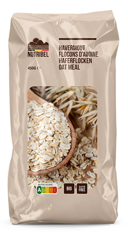 Nutribel Havermout glutenvrij bio 450.00 Gram