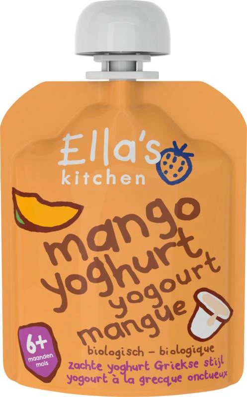 Ella’s Kitchen Mango yoghurt griekse stijl 6+ maanden bio 90.00 Gram