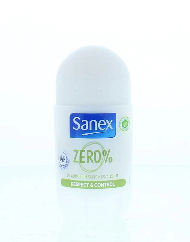 Sanex Deodorant roll-on zero % respect & control 50.00 Milliliter