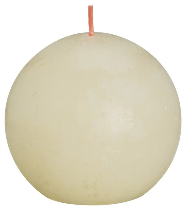 Bolsius Rustiek bolkaars shine 76 soft pearl 1 Stuks
