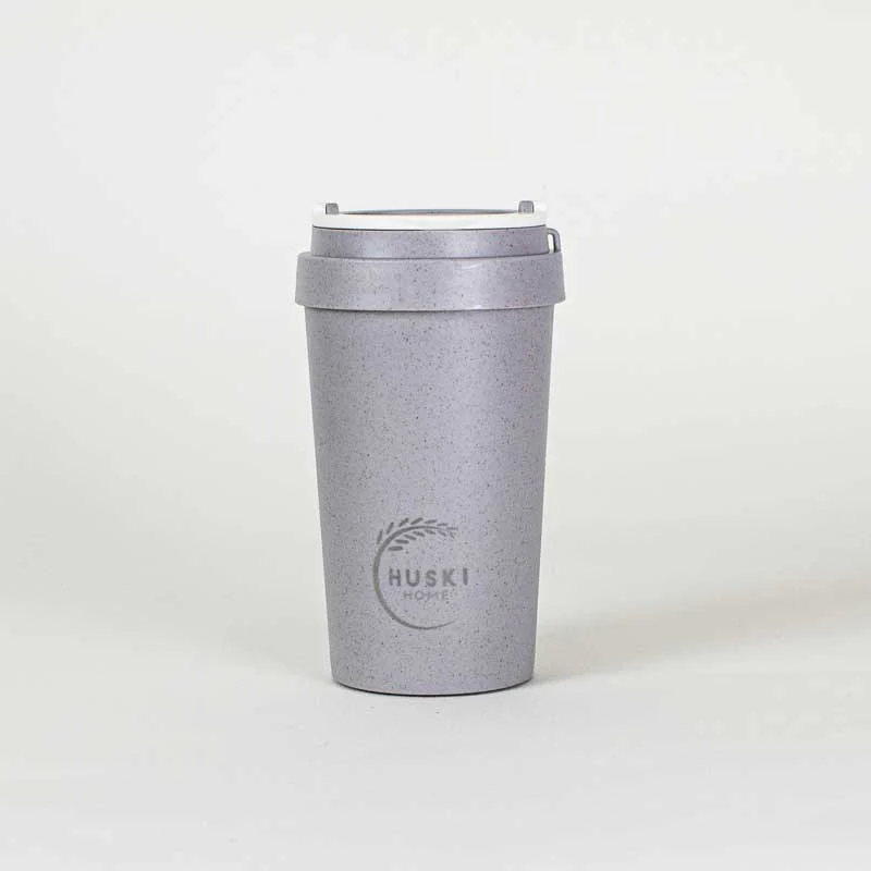 Huski Home Rice husk cup slate 400ml 400 Milliliter