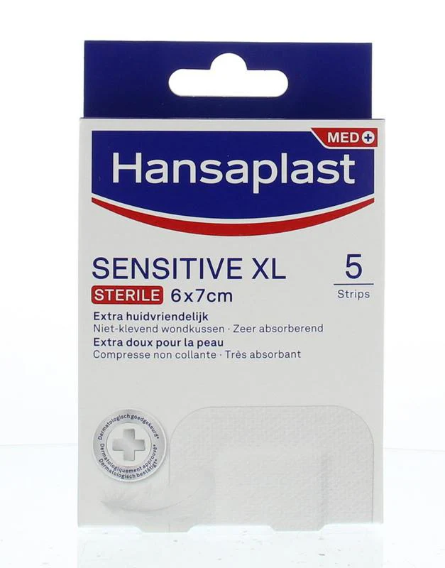 Hansaplast Pleister sensitive XL 5.00 Stuks