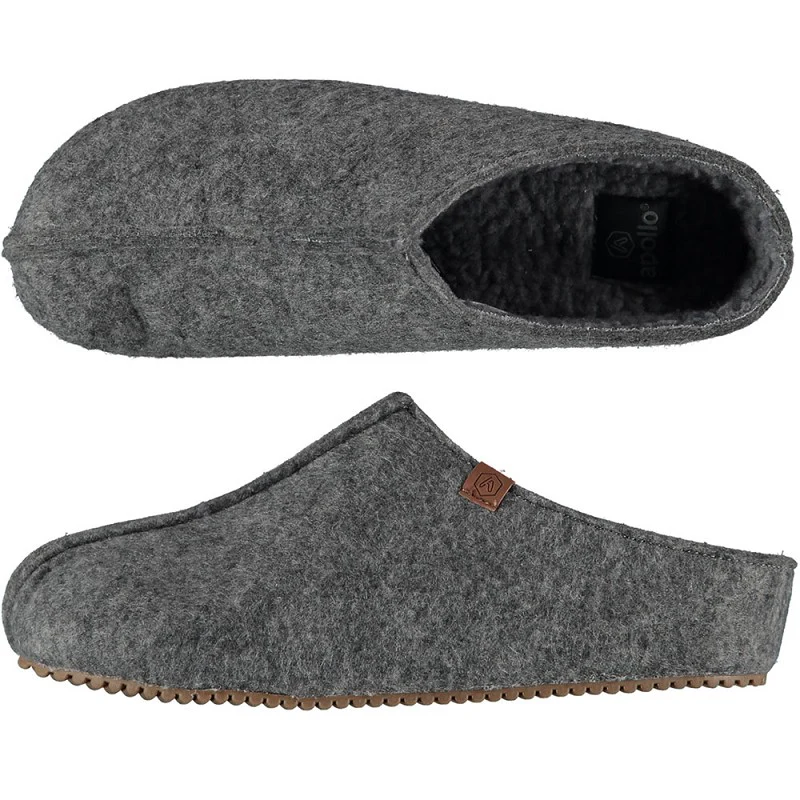 Apollo Zweedse slof grijs maat 45/46 1 Paar