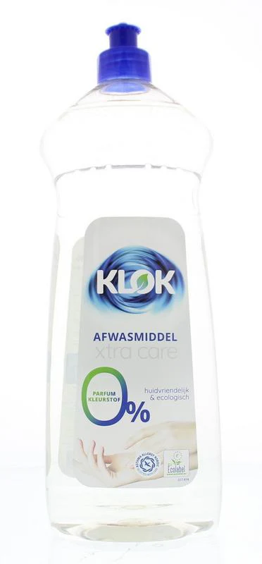 Klok Afwasmiddel xtra care 1.00 Liter