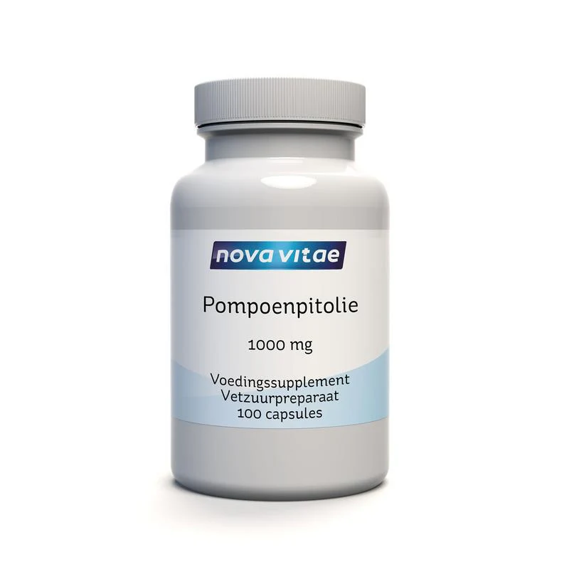 Nova Vitae Pompoenpitolie 1000mg 100.00 Capsules