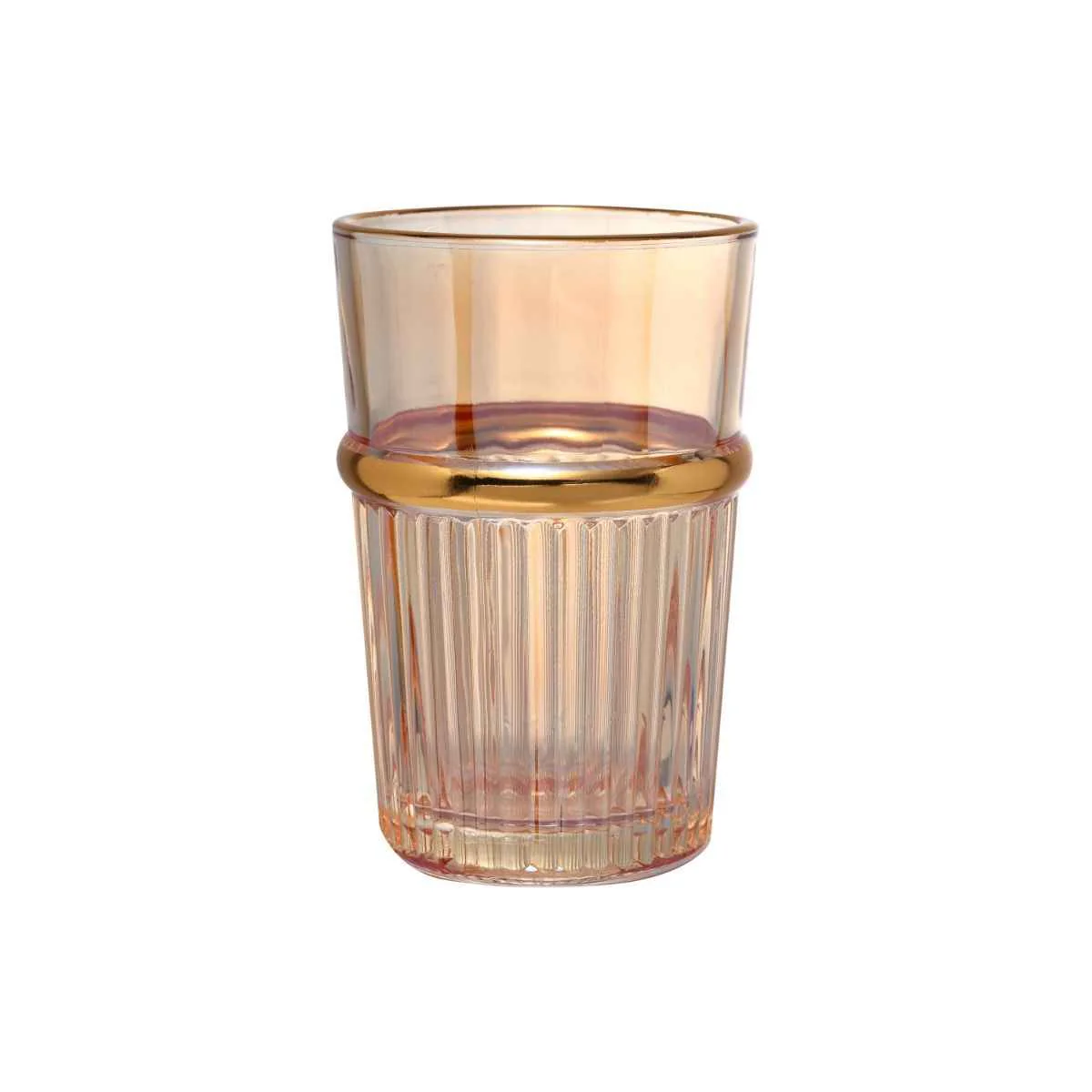 Bricard Fariza Glazenset – Amber Goud – 12-delig – 200ml – Marokkaanse Theeglazen