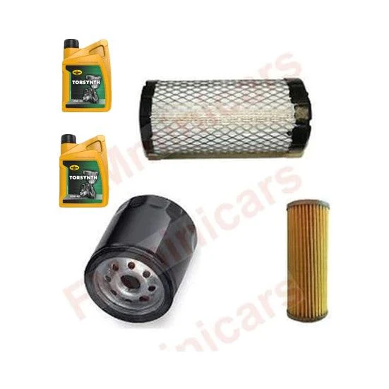 Onderhoudspakket + 2L Motorolie, 2TNE68 Oliefilter Luchtfilter Dieselfilter Yanmar(Microcar/Chatenet)