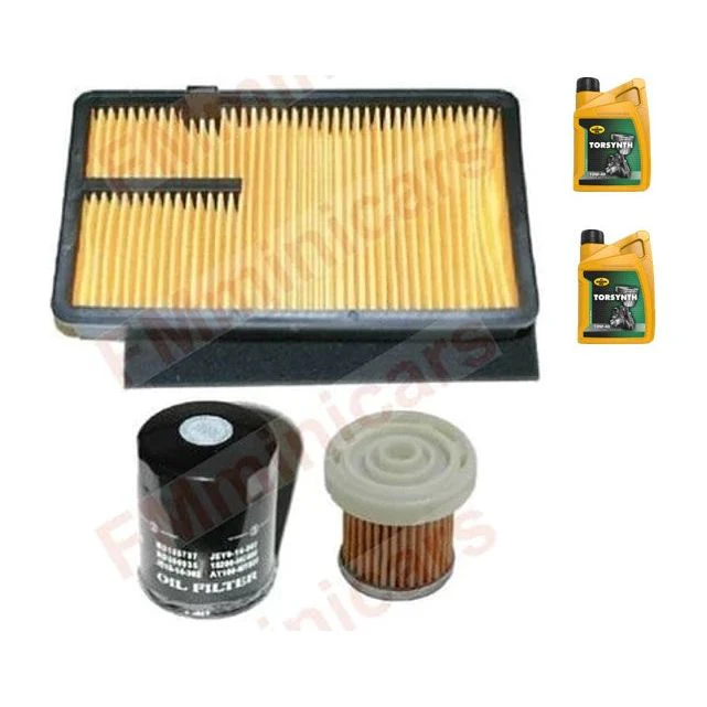 Onderhoudspakket + 2L motorolie, Aixam Z402 Oliefilter Luchtfilter Dieselfilter Kubota