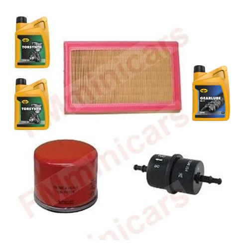 Onderhoudspakket + 2L motorolie(10W40)+ 1L versnellingsolie(80W90), Lombardini Focs LWD 502(505)Oliefilter Luchtfilter Dieselfilter