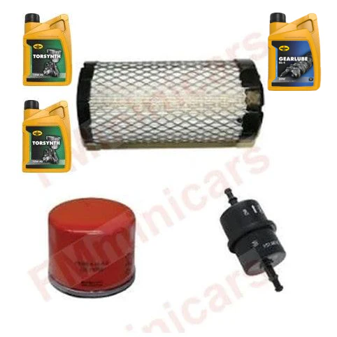 Onderhoudspakket + 2L motorolie(10W40)+ 1L versnellingsolie(80W90), Lombardini Focs/Progress LWD 502(505)Oliefilter Luchtfilter Dieselfilter