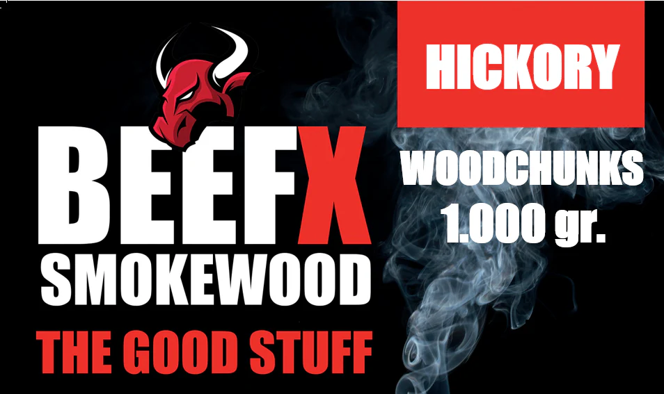 BEEFX – Smokewood Hickory Chunks 1 kg
