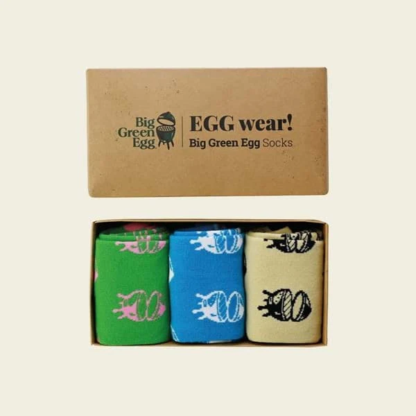 Big Green Egg 3-pack sokken 43-46