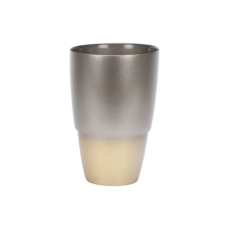 Bricard Luxe Decoratie Vaas – 29x19cm – Taupe/Goud