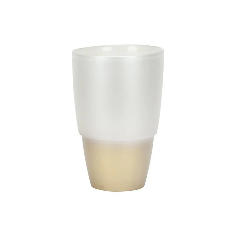 Bricard Luxe Decoratie Vaas – 29x19cm – Wit/Goud