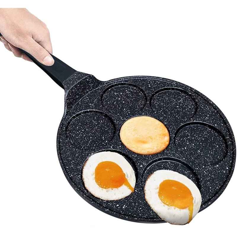Kadirelli Pancake Pan – 7 Kop – 26cm – Pannenkoekenpan – Pancake Maker – Inductie