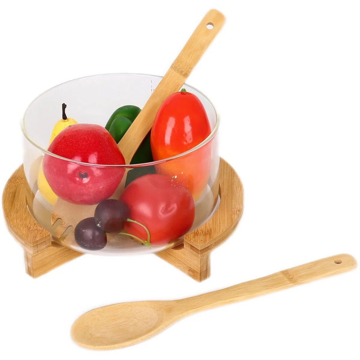 Cheffinger Saladeset – 4-delig – Bamboe