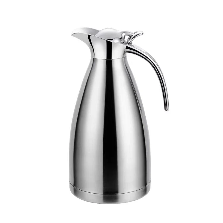 Cheffinger Thermoskan 2 Liter Zilver – RVS Inox – Themosfles – Isoleerkan