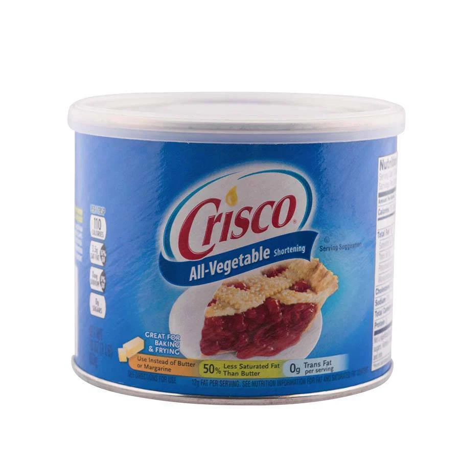 Crisco inbrand-vet gietijzer
