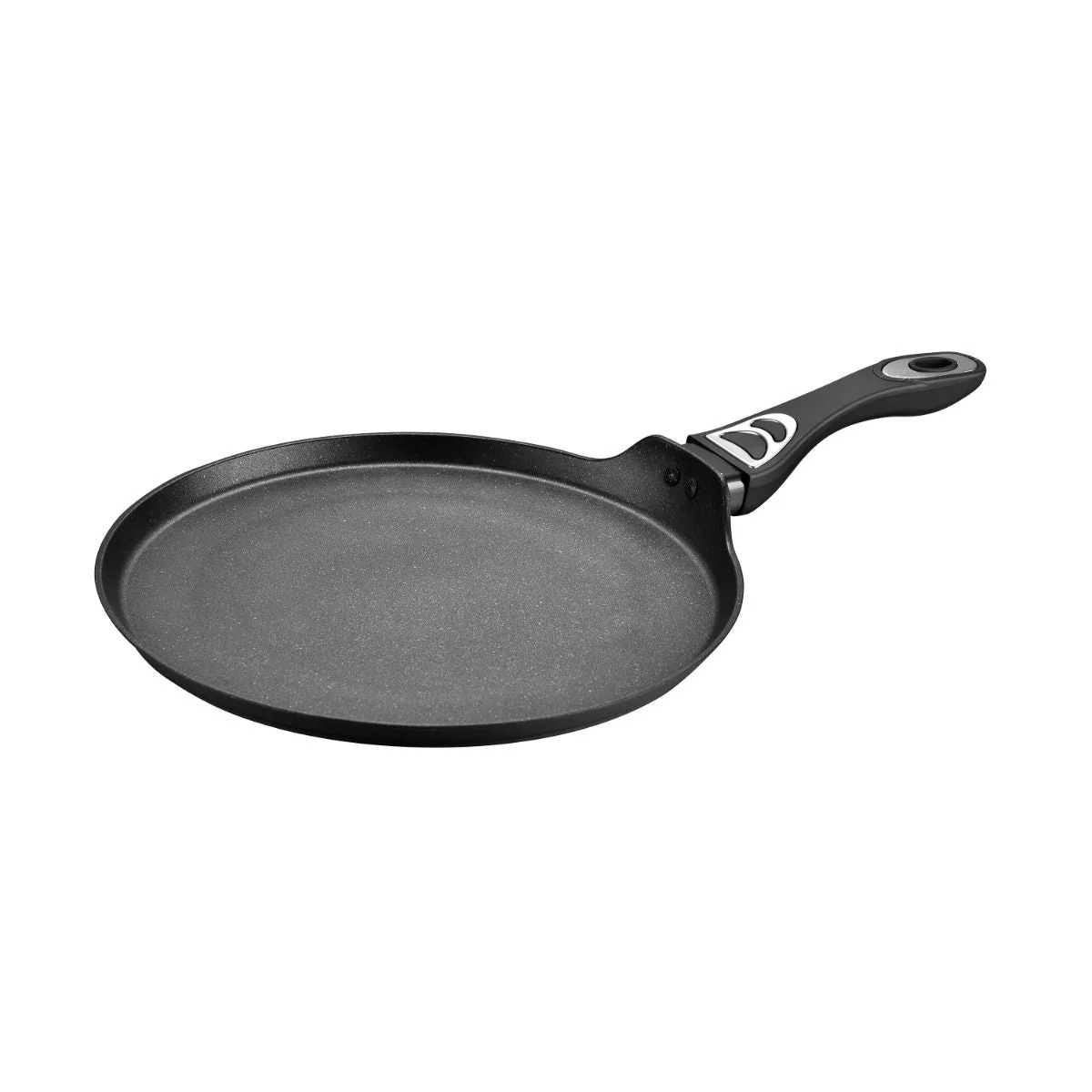 Ferveo Sienna Crêpe- en Pannenkoekenpan – 28cm – Zwart – Inductie – Pizza Pan