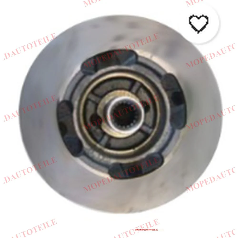 Remschijf + Wielnaaf voor Microcar Virgo (Ø 170 mm)