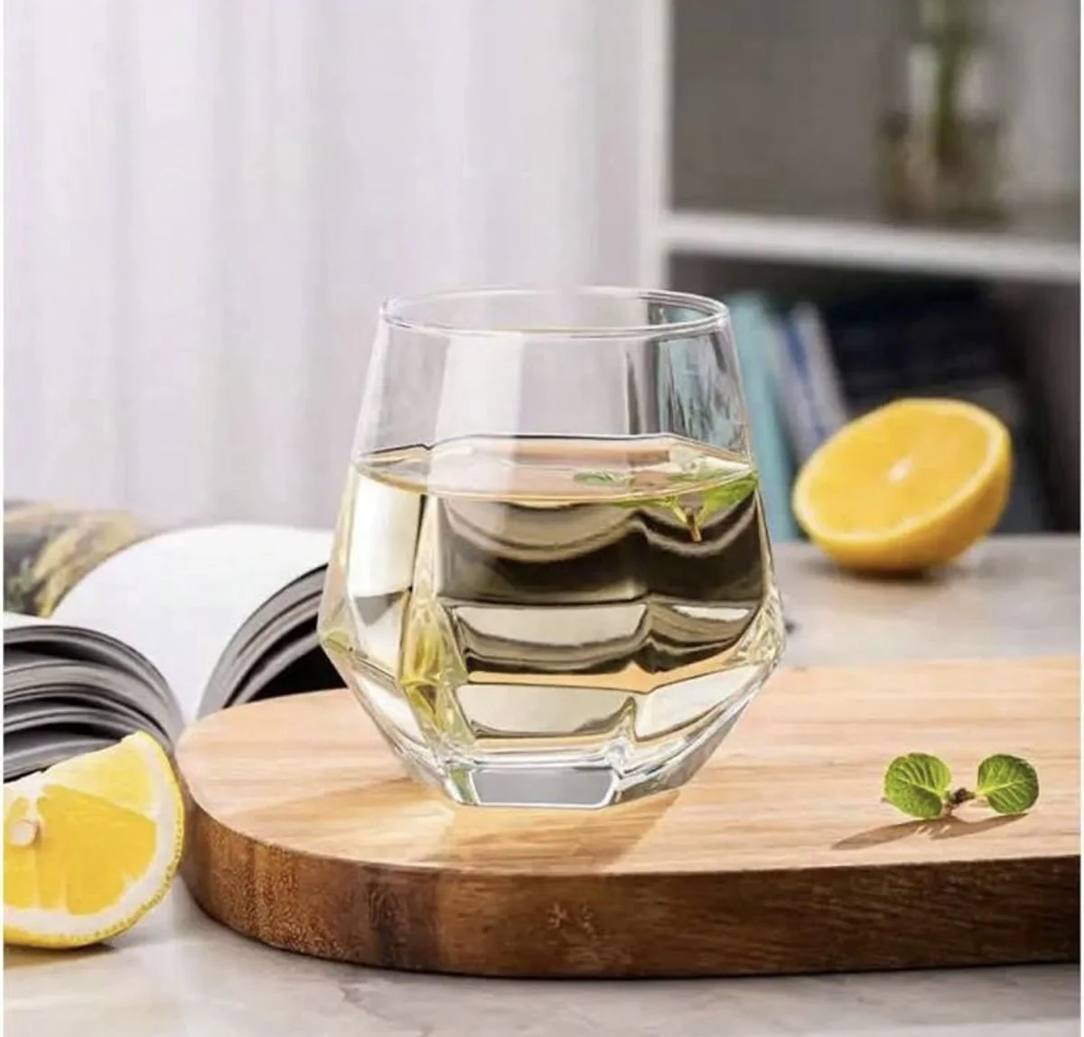 Glozini Juba – Tumblerglazen – Set van 6 – Whisky glazen – Whiskyglazen – Whiskeyglas
