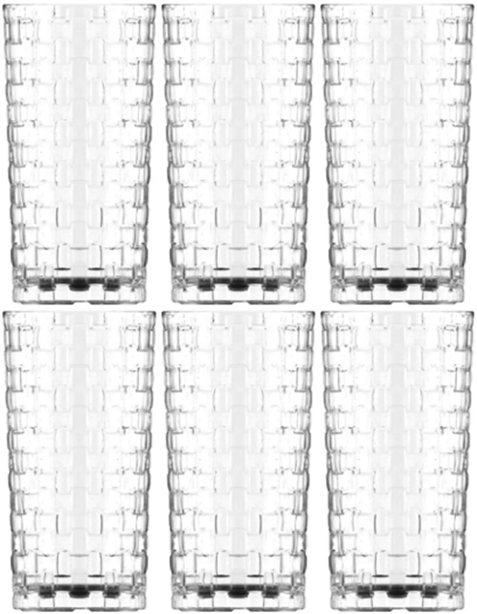 Glozini Sofia – Longdrinkglazen – Set van 6 – 330ml – Sofia Tumbler