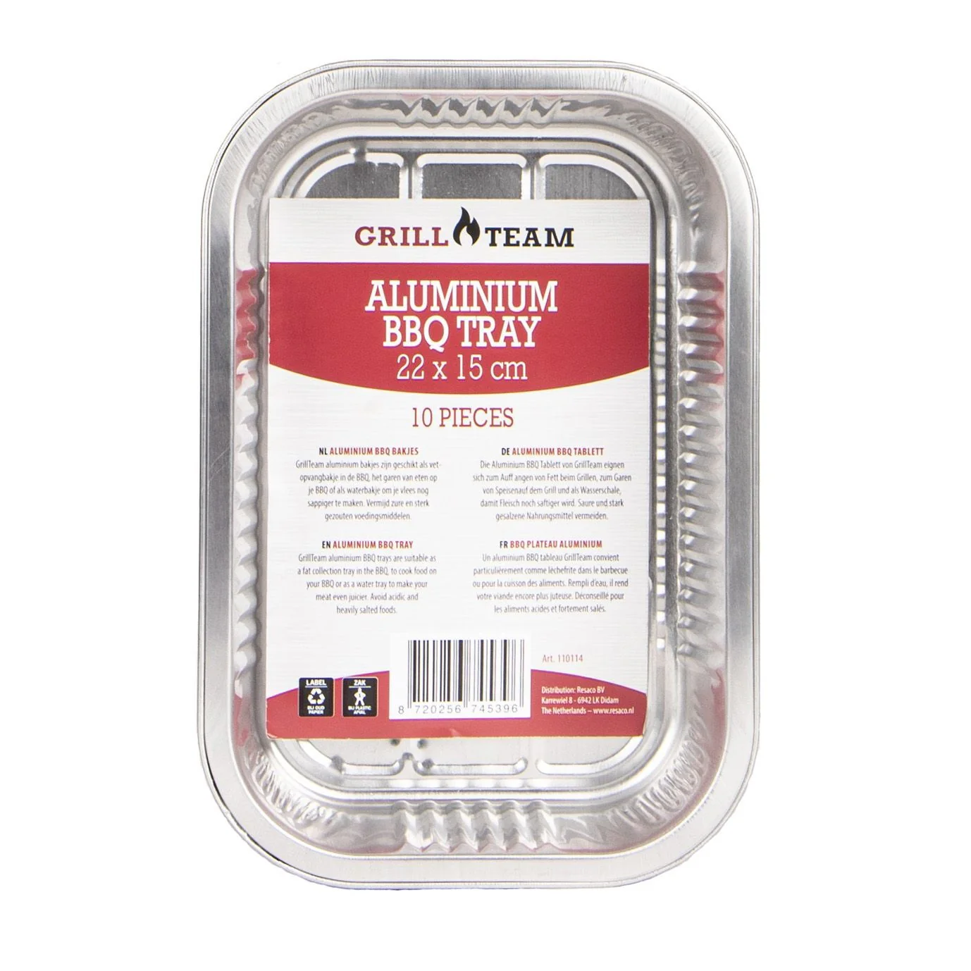 GrillTeam – Aluminium BBQ Tray