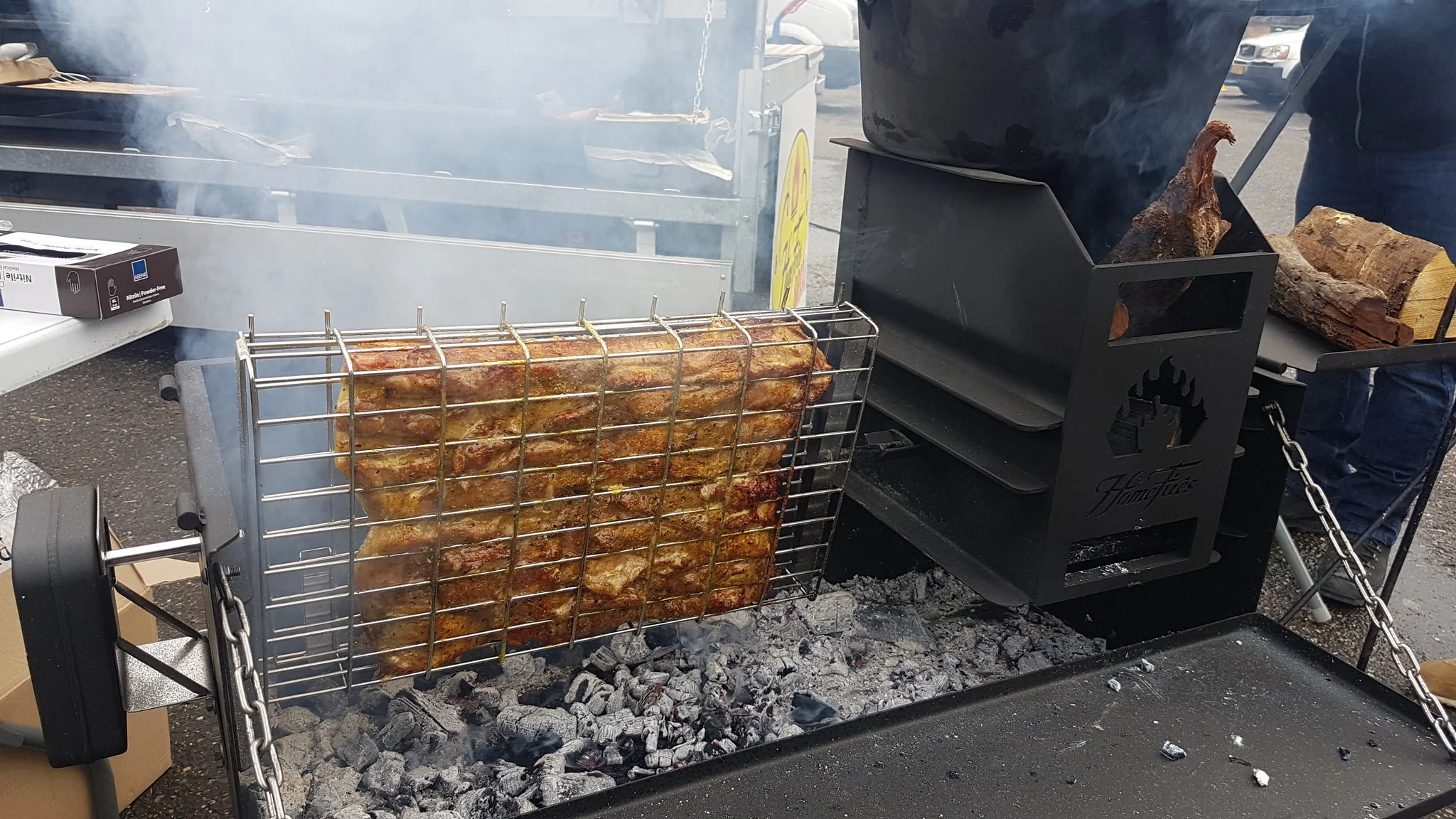 Rotating Basket set for Campbraai