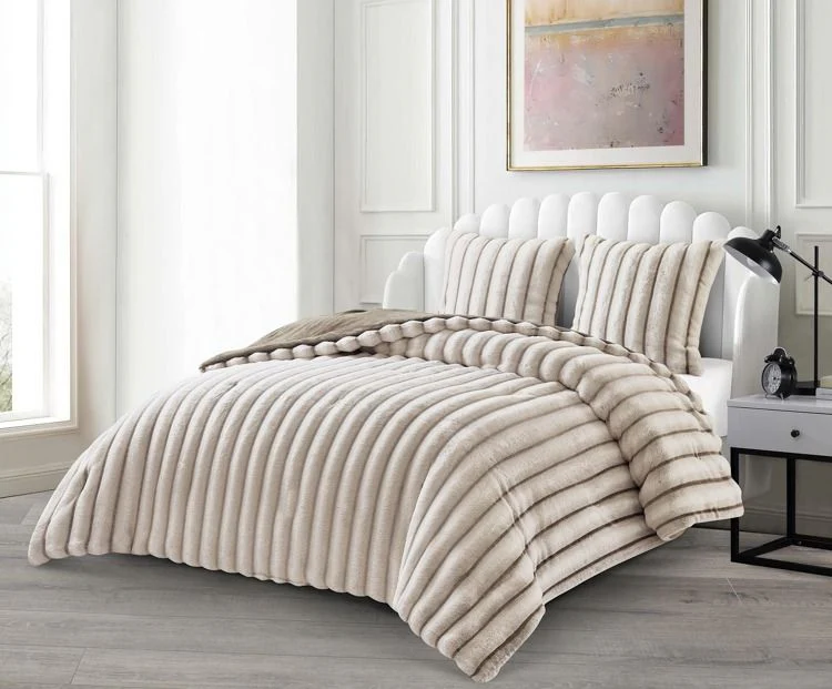 Lavella Peri Bedsprei Set 3-delig – Taupe – 250x235cm