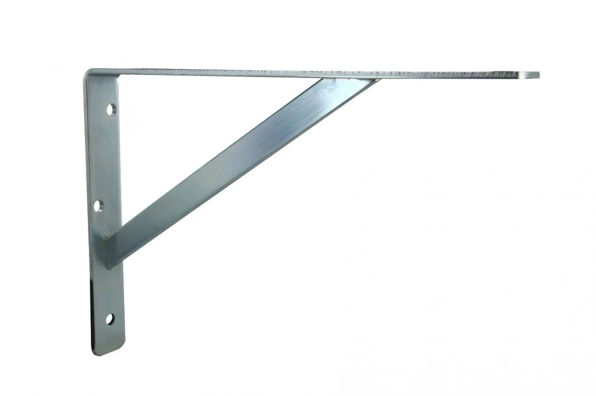 Maclean Plankdrager Zilver – 2 stuks – 330 x 495mm – Gegalvaniseerd Staal – Plankdragers
