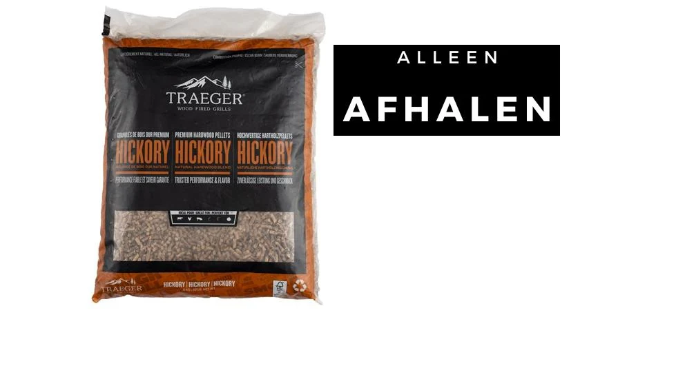 Traeger Wood Fired Grills – FSC Hickory Pellets 9kg
